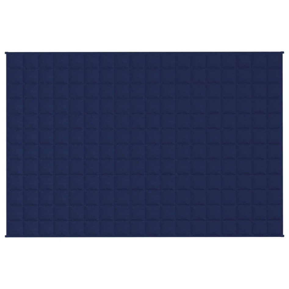 Manta con peso tela azul 122x183 cm 9