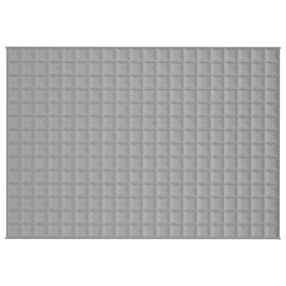 Manta con peso tela gris 135x200 cm 6