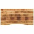 Tablero escritorio con curva madera mango rugosa 110x50x2,5