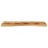Tablero escritorio con curva madera mango rugosa 110x50x2,5