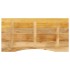 Tablero escritorio con curva madera mango rugosa 110x50x2,5