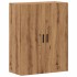 Armario de pared madera ingeniería marrón roble 69,5x34x90