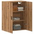 Armario de pared madera ingeniería marrón roble 69,5x34x90