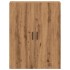 Armario de pared madera ingeniería marrón roble 69,5x34x90