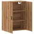Armario de pared madera ingeniería marrón roble 69,5x34x90