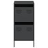 Aparador de acero laminado en frío negro 35x39x73,5