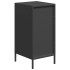Aparador de acero laminado en frío negro 35x39x73,5