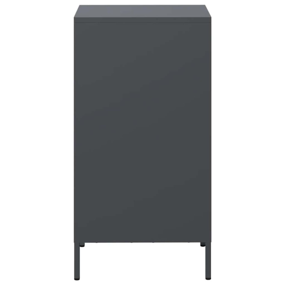 Aparador de acero laminado en frío antracita 35x39x73,5