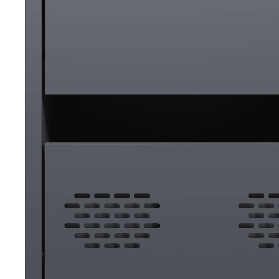 Aparador de acero laminado en frío antracita 35x39x73,5