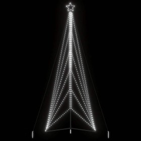 Árbol de Navidad LED 861 LEDs blanco frío 478