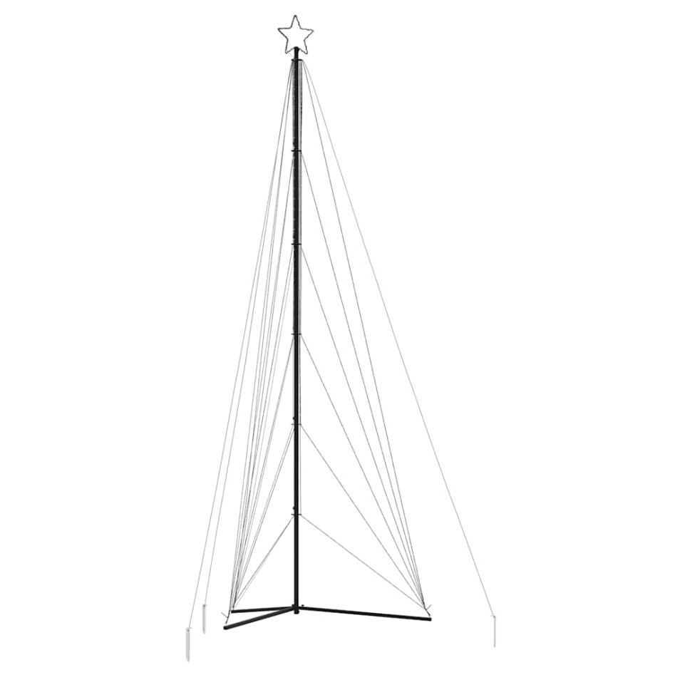 Árbol de Navidad LED 861 LEDs blanco frío 478