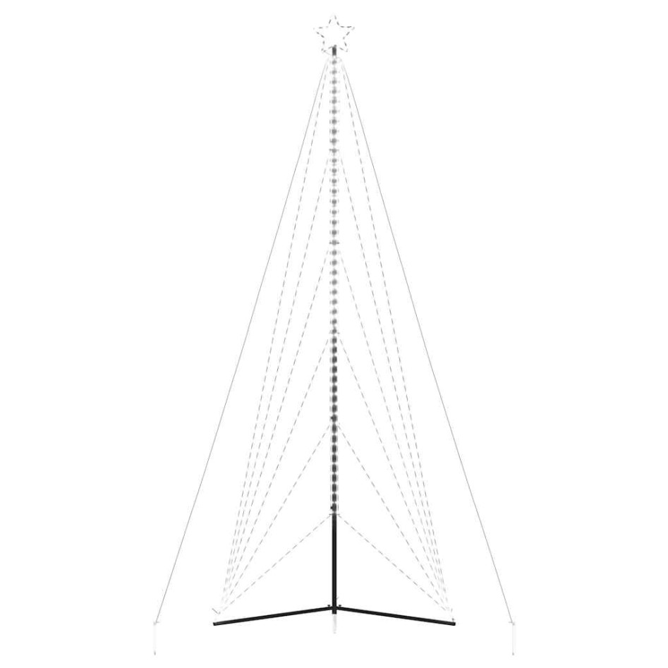 Árbol de Navidad LED 861 LEDs blanco frío 478