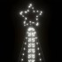 Árbol de Navidad LED 861 LEDs blanco frío 478