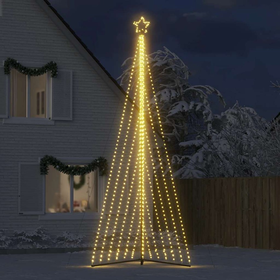 Árbol de Navidad LED 789 LEDs blanco cálido 476