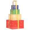 Caja de Regalo Decoración Navideña 250 LEDs blanco cálido