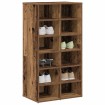 Mueble zapatero madera contrachapada madera vieja 54x34x100cm