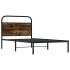 Estructura de cama sin colchón 100x190 cm madera roble