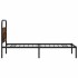 Estructura de cama sin colchón 100x190 cm madera roble