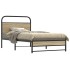 Estructura de cama sin colchón 90x200 cm madera roble