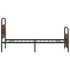 Estructura de cama sin colchón 100x200 cm madera roble