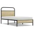 Estructura de cama sin colchón 75x190 cm madera roble