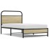 Estructura de cama sin colchón 100x200 cm madera roble