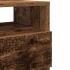Mesillas de noche 2 uds con 2 cajones madera vieja 40x33x60
