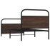 Estructura de cama sin colchón 100x190 cm madera marrón