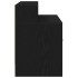 Mesillas de noche con cajón 2 uds roble negro 51x31x47