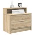 Mesillas de noche con cajón 2 uds roble Sonoma 51x31x47