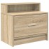Mesillas de noche con cajón 2 uds roble Sonoma 51x31x47