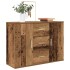Aparador de madera de ingeniería envejecida 90x29,5x65