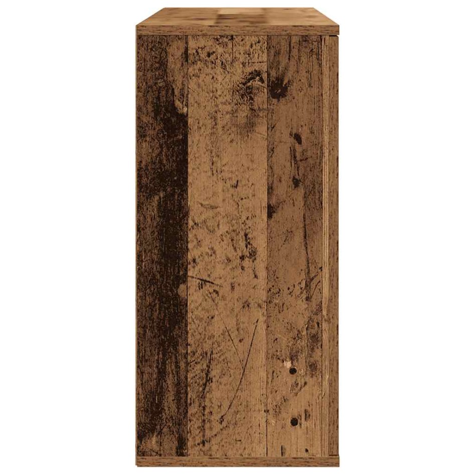 Aparador de madera de ingeniería envejecida 90x29,5x65