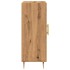 Aparador de madera de ingeniería roble artisan 69,5x34x90