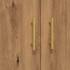 Aparador de madera de ingeniería roble artisan 69,5x34x90