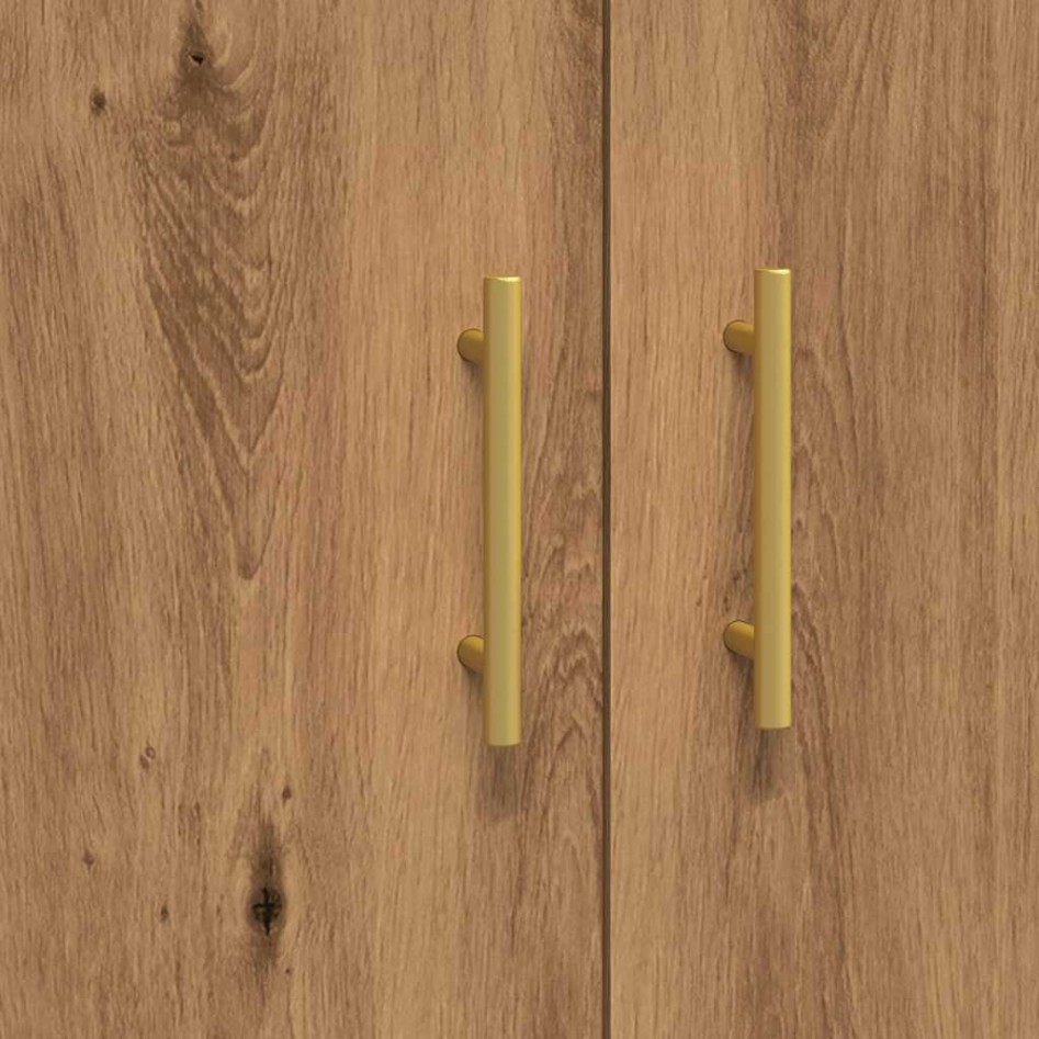 Aparador de madera de ingeniería roble artisan 69,5x34x90