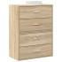 Armarios con 2 cajones 2 uds roble sonoma 60x31x40