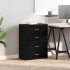 Armarios con 2 cajones 2 uds roble negro 60x31x40