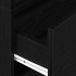 Armarios con 2 cajones 2 uds roble negro 60x31x40