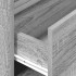 Armarios con 2 cajones 2 uds gris sonoma 60x31x40