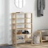Mueble zapatero madera contrachapada roble Sonoma 61x32x105