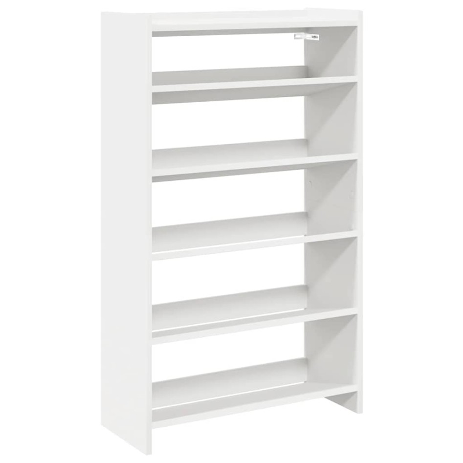 Mueble zapatero madera contrachapada blanco 60x25x100