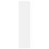 Mueble zapatero madera contrachapada blanco 60x25x100