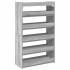 Mueble zapatero madera contrachapada gris sonoma 60x25x100