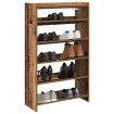 Mueble zapatero madera contrachapada madera vieja 60x25x100 cm