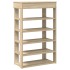 Mueble zapatero madera de ingeniería roble sonoma 60x30x98