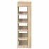 Mueble zapatero madera de ingeniería roble sonoma 60x30x98