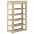 Mueble zapatero madera de ingeniería roble sonoma 60x30x98