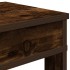 Mueble zapatero madera de ingeniería roble ahumado 60x30x98