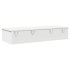 Estante de pared con cajones de madera contrachapada
